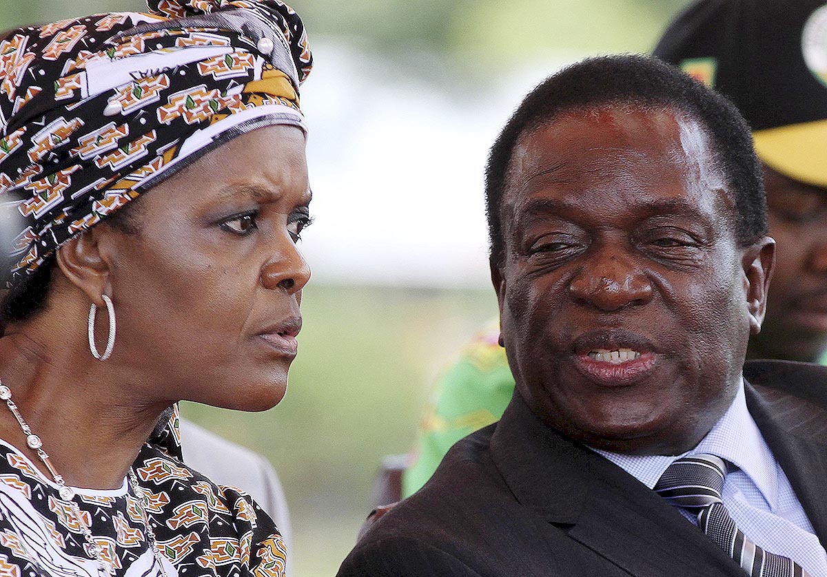 Mnangagwa tells of sadness at Grace Mugabe mum’s death ...