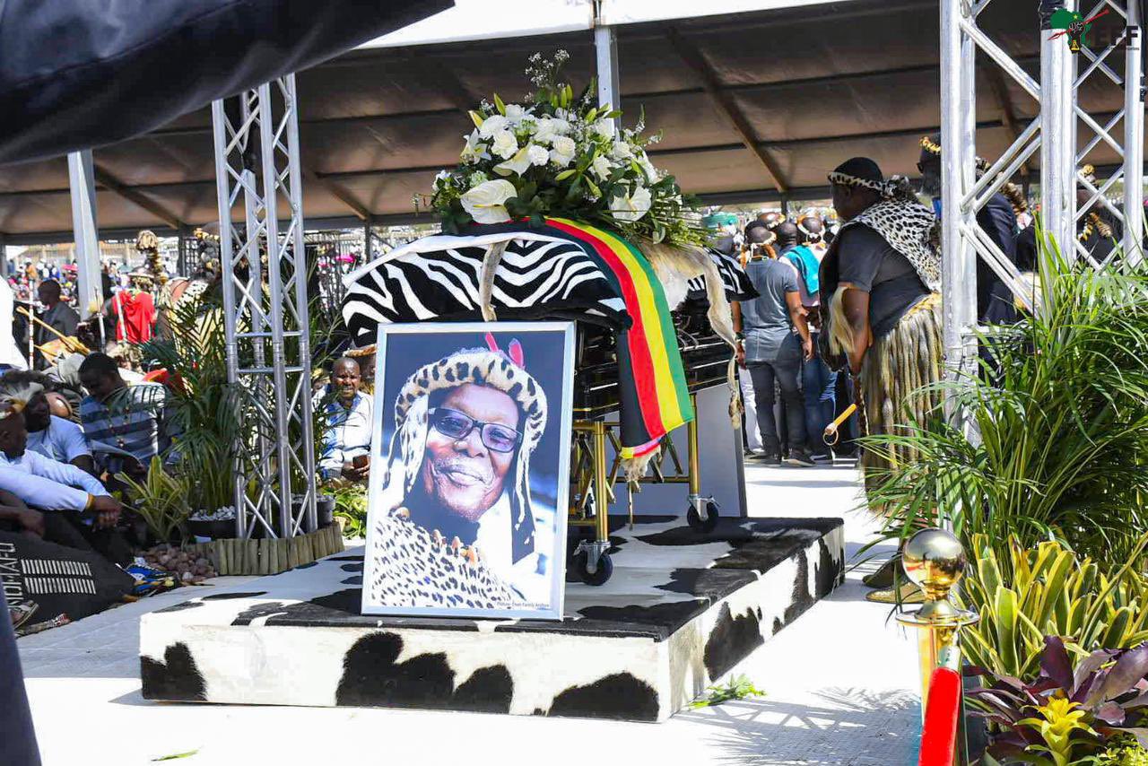 South Africa holds state funeral for controversial Zulu prince Buthelezi