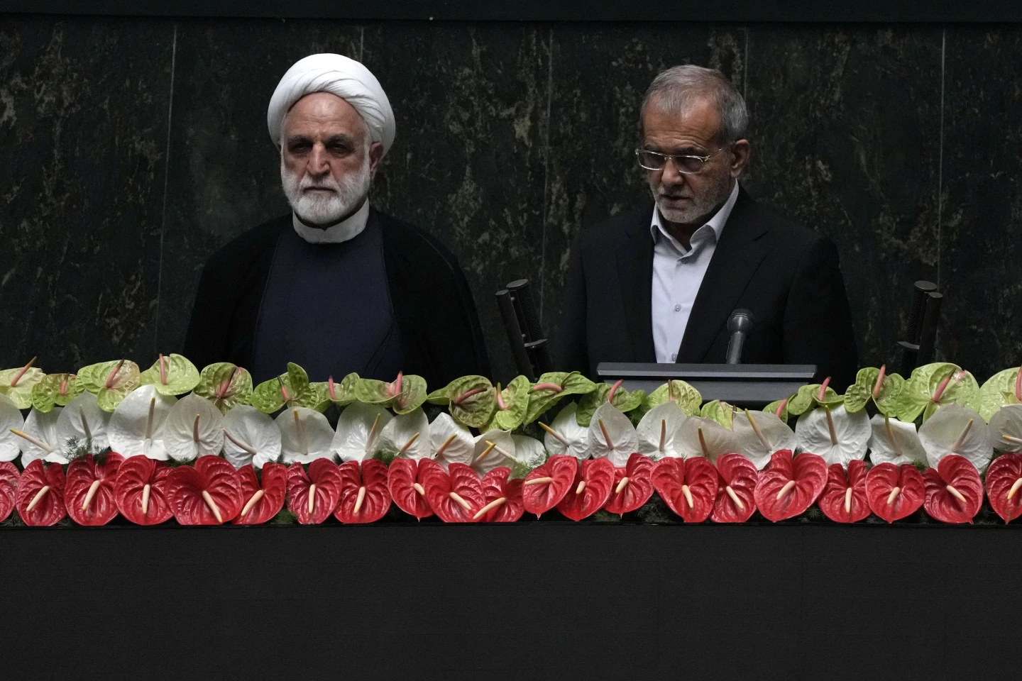 Iran's New President Masoud Pezeshkian Sworn In At Parliament ...